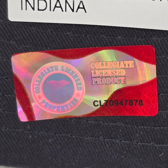 University of Indiana Hoosiers Hat - Mossy Oak Camo Outdoor Hunting Cap NCAA NEW - Picture 7 of 7